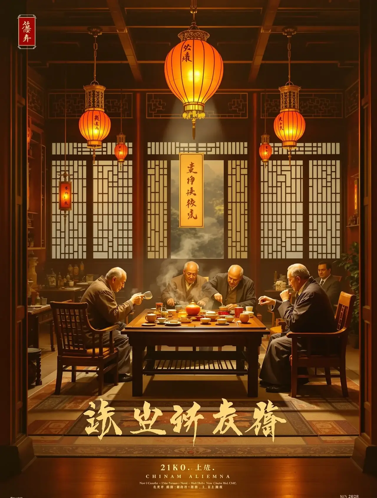 短剧全集《茶馆风云》封面海报
